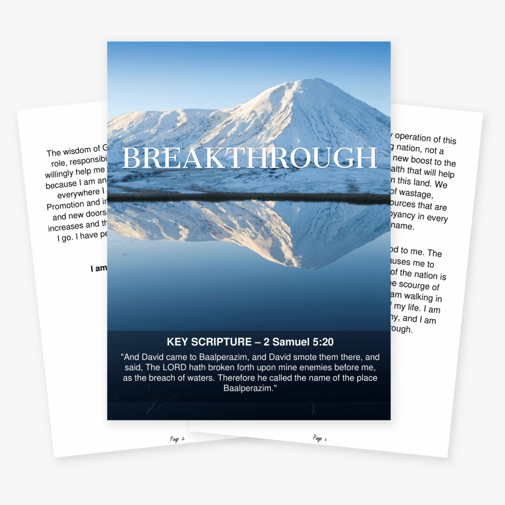 Prayer for Breakthrough