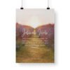 Hanging Jehovah Jireh Prayer Poster