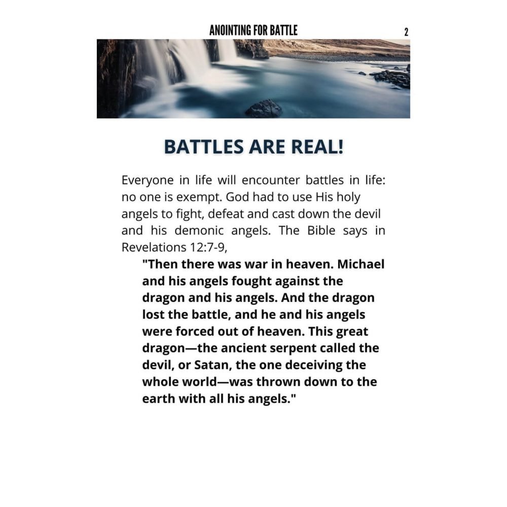 Anointing For Battle | E-Book