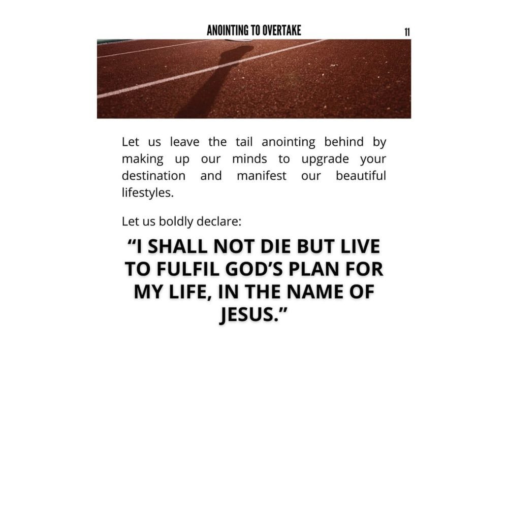 Anointing To Overtake | E-Book