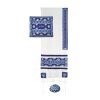 Blue-Talit-Set-5.jpg Embroidered Tallit Set – Blue Stars Of David